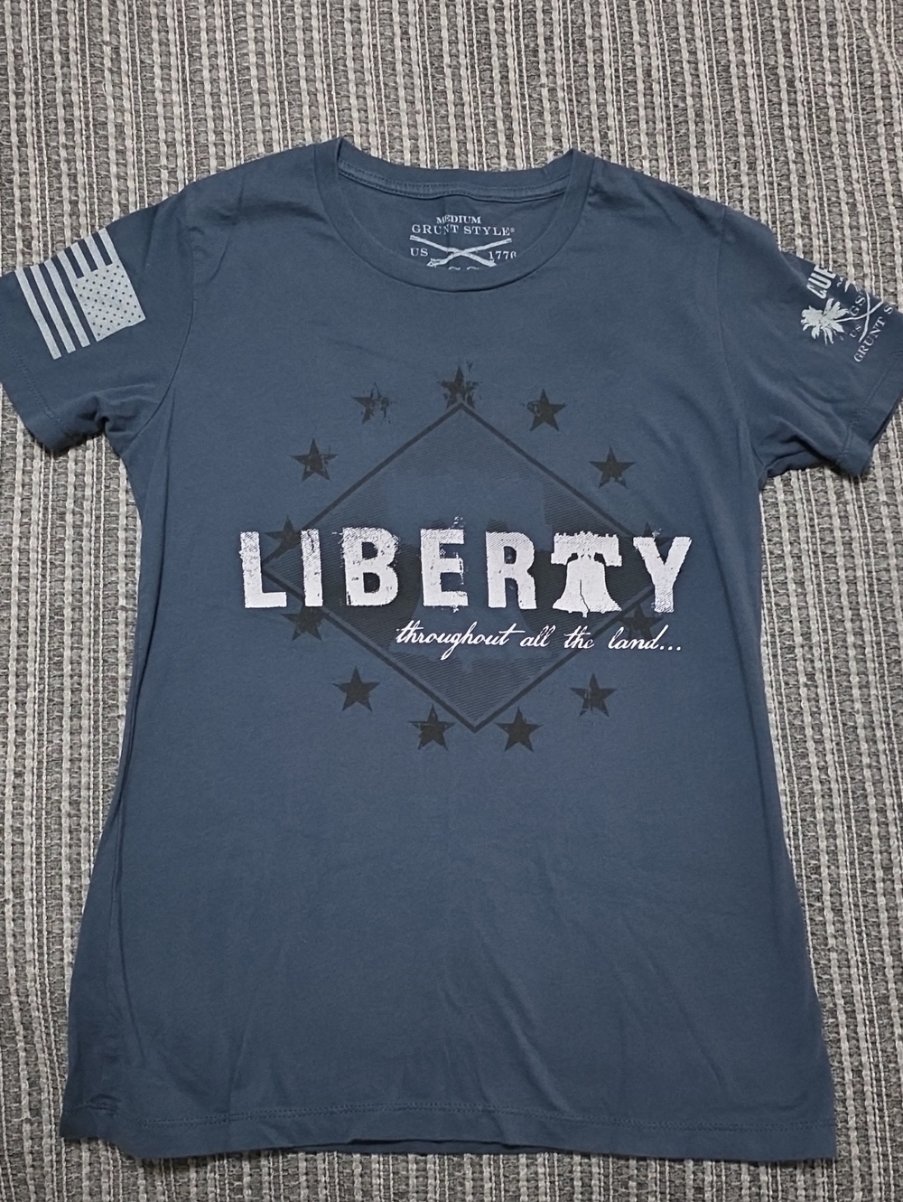 Grunt STYLE Liberty Throughout All Of The Land Tee Size MEDIUM